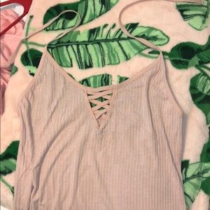 light pink pac sun tank top